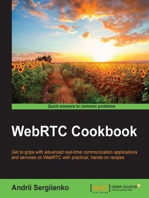 cover image of WebRTC Cookbook